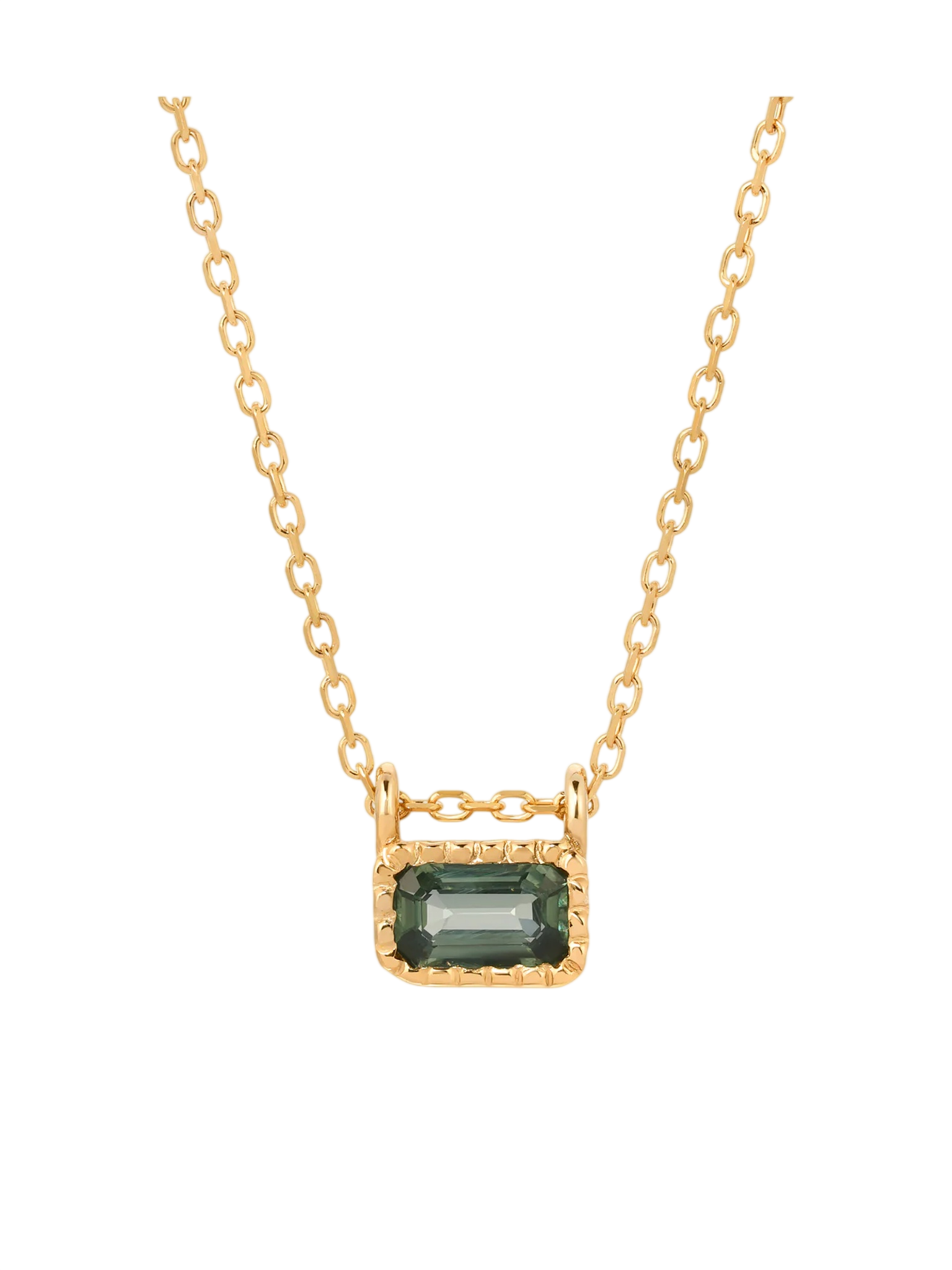 Green Sapphire EC Necklace